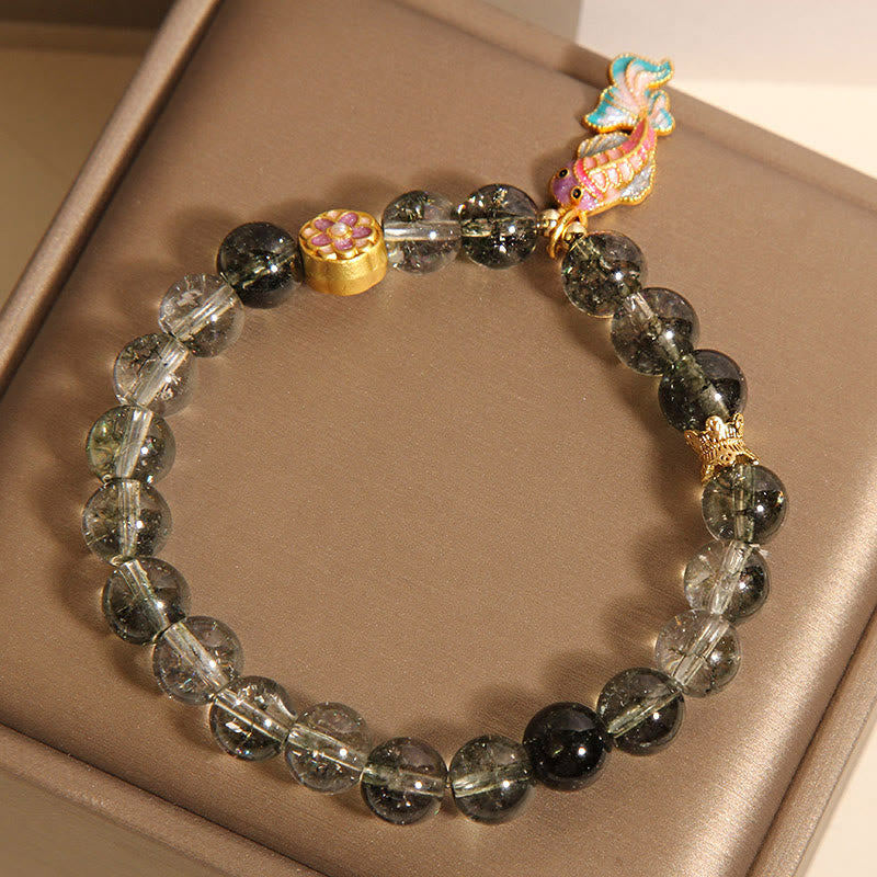 KarmaRipple's Green Phantom Koi Fish Fortunate Bracelet p3