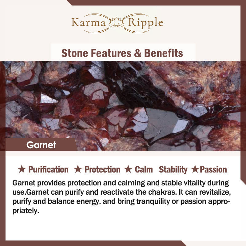 KarmaRipple's 14K Gold Plated Authentic Garnet Strawberry Quartz Butterfly Protection Double Wrap Bracelet p12