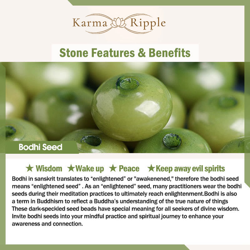 KarmaRipple's Lotus Cyan Bodhi Seed Success Bracelet p5