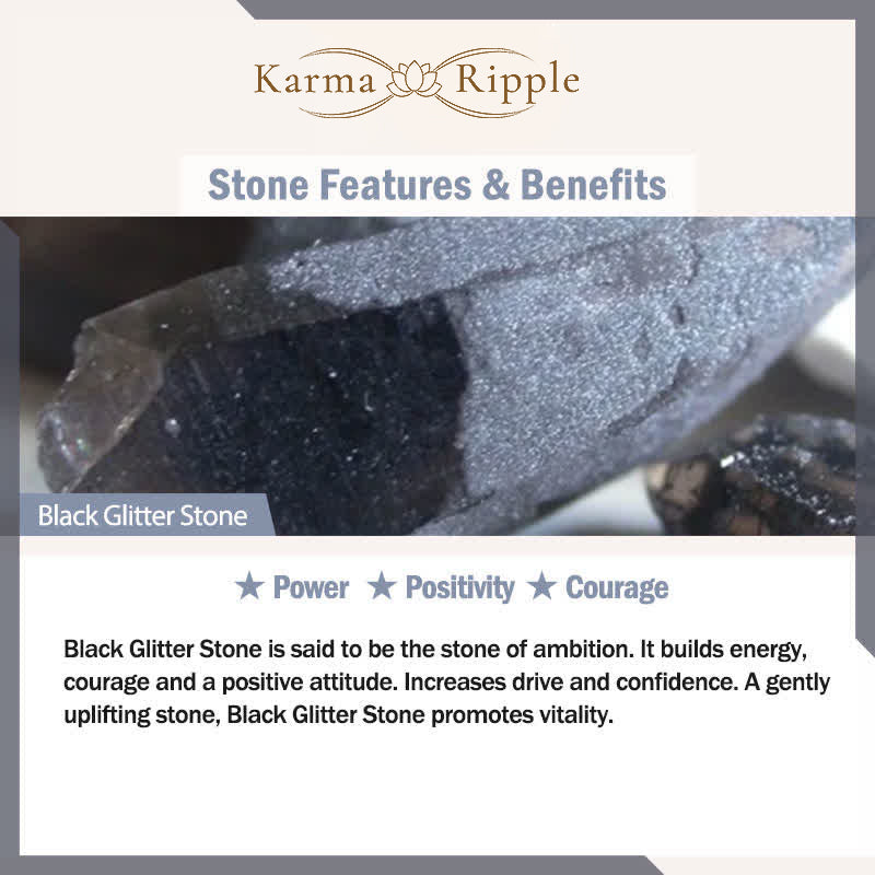 KarmaRipple's Lazurite Tiger Eye Rhodonite Hematite Black Onyx Stone Balance Leather Bracelet p19