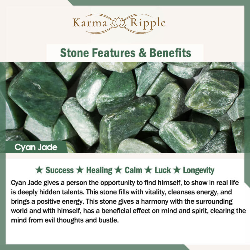 KarmaRipple's One's Fortune Improves Design Patern Hetian Cyan Jade Peace Buckle Fortune Pendant Necklace p6