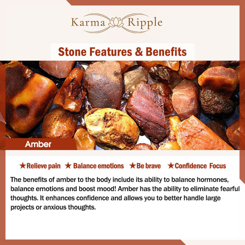 KarmaRipple's Amber Bronze Auspicious Clouds Focus Adjustable Ring p7