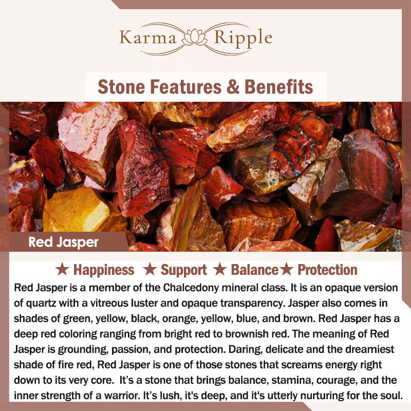 KarmaRipple's Lazurite Tiger Eye Rhodonite Hematite Black Onyx Stone Balance Leather Bracelet p22