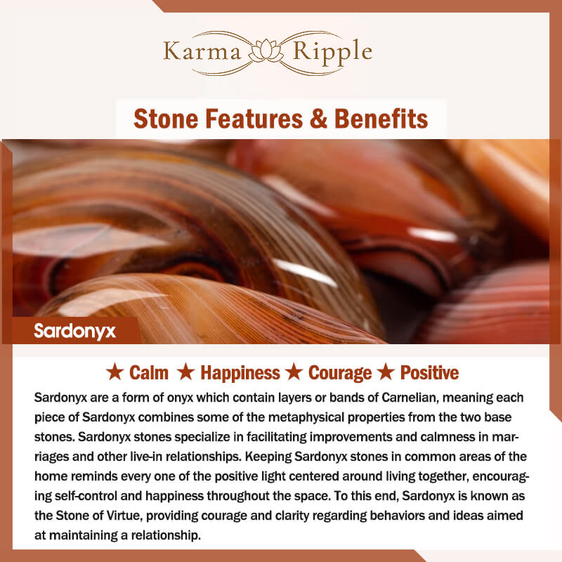 KarmaRipple's Authentic Sardonyx Fortune Bracelet p6