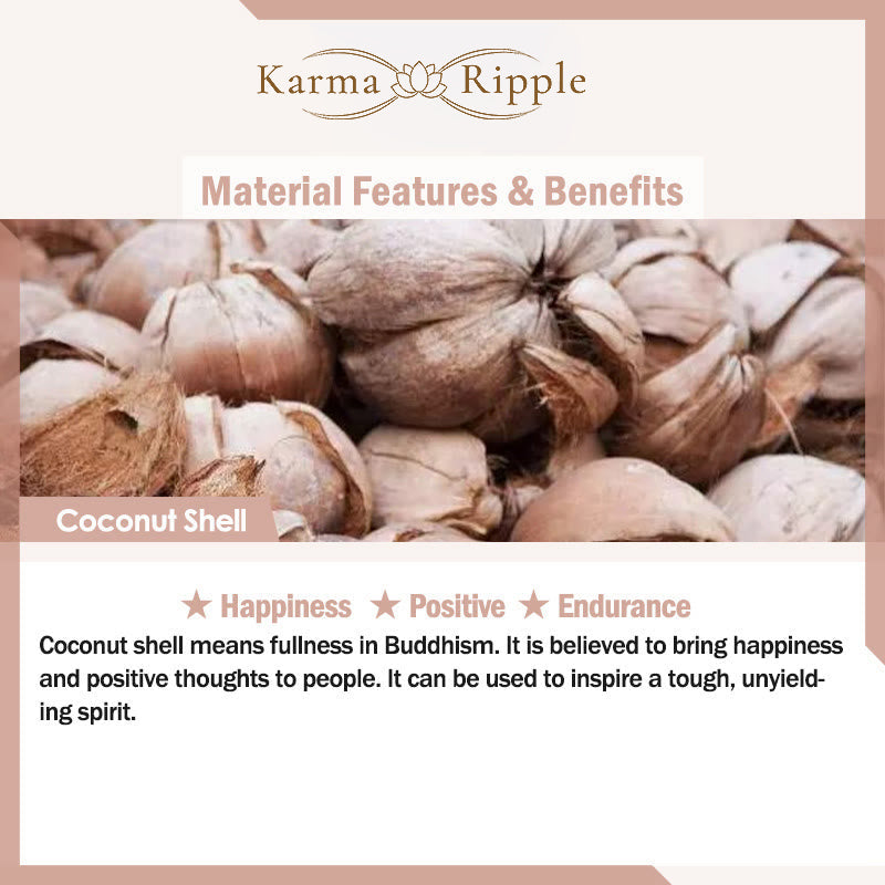 KarmaRipple's Coconut Shell Tiger Eye Courage Bracelet p8