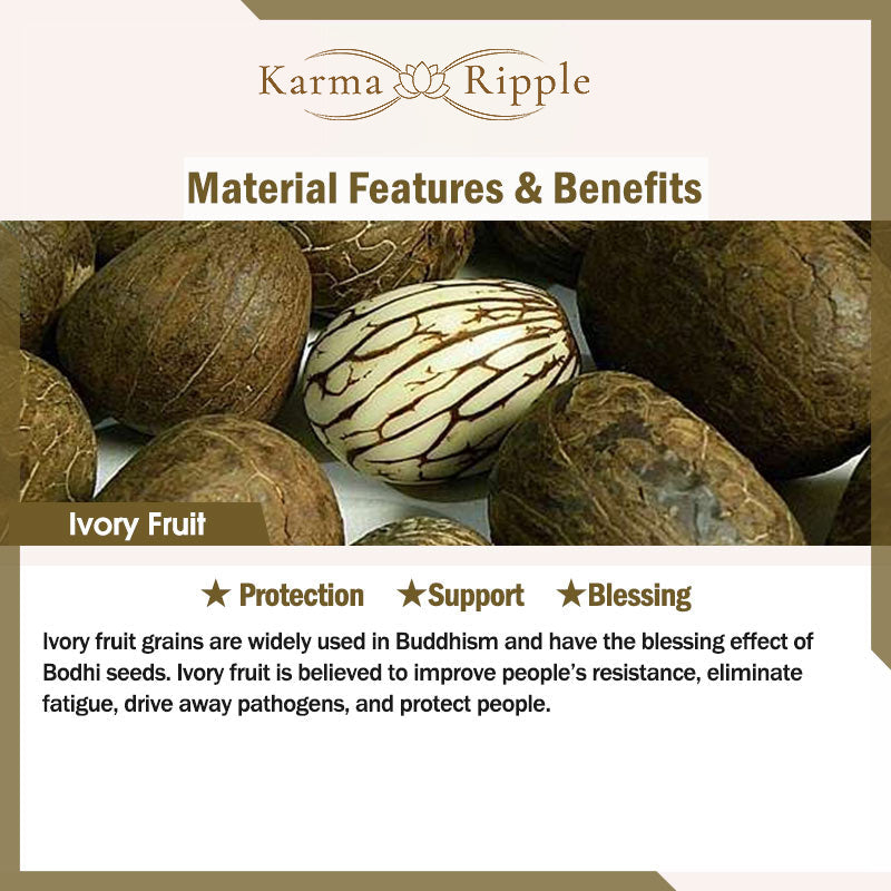 KarmaRipple's Nine Tailed Fox Joy Red Agate Ivory Fruit Bronze Plated Gold Confidence Bracelet p8