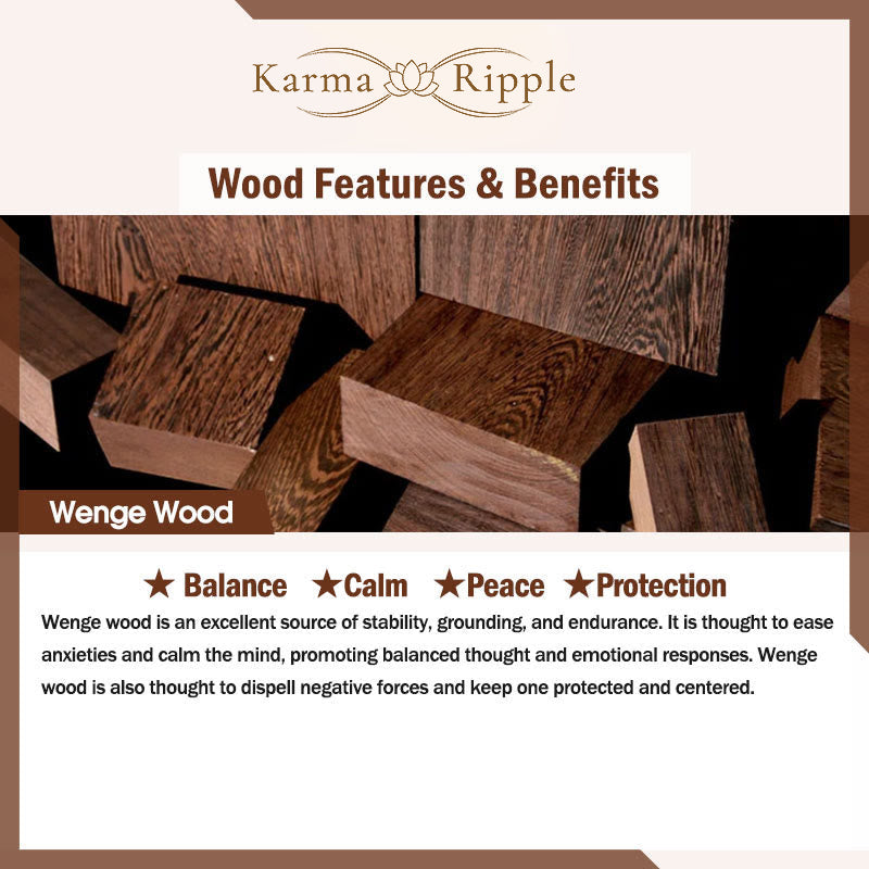 KarmaRipple's Wenge Wood Green Aventurine Balance Protection Anklet p7