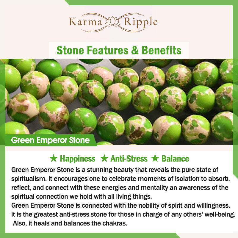 KarmaRipple's Sun Stone Strawberry Quartz Gemstone'sitive Bracelet p30