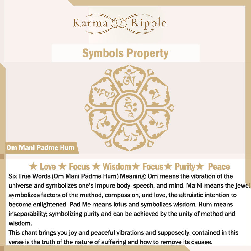 KarmaRipple's Handmade 999 Sterling Silver Om Mani Padme Hum Protection?Rope Bracelet p7