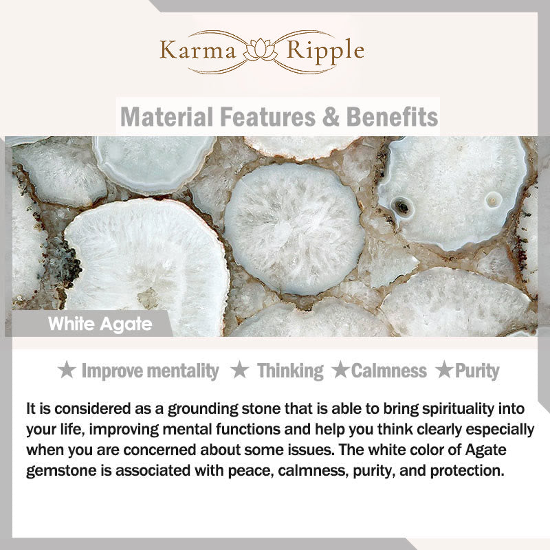 KarmaRipple's Fortune-gathering Mantra Authentic Various Gemstone Black Obsidian Fulfilment Pendant Necklace p10