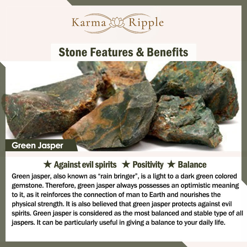 KarmaRipple's Marquise Pattern Authentic Gemstone Stone Talisman Pendant Necklace p25