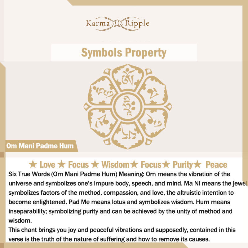 KarmaRipple's Pi Xiu Carrying Fu Character Six True Words 'om Mani Padme Hum' Bronze Brass Beadwork Wealth Bracelet Bangle p8
