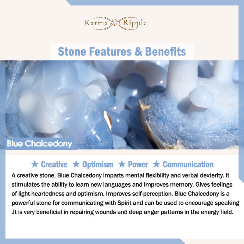 KarmaRipple's 925 Sterling Silver Posts Blue Chalcedony Koi Fish Balance Vitality Earrings p6