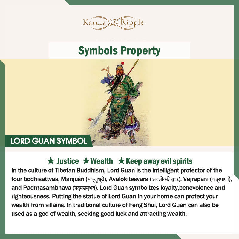 KarmaRipple's FengShui Lord Guan Protection Pendant Necklace ( p16