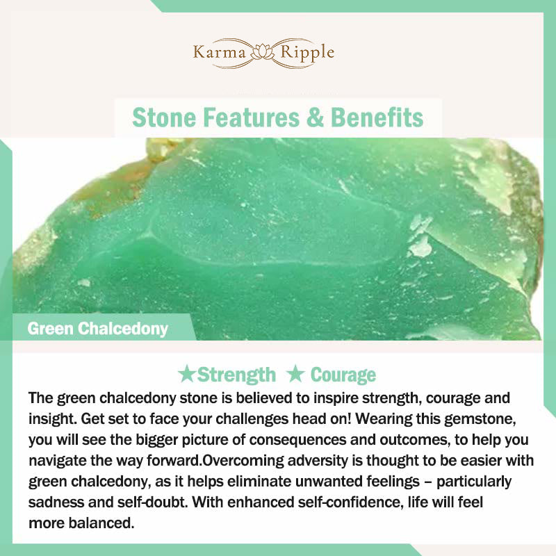 KarmaRipple's Five Elements Various Agate Gemstone Pearl Black Onyx Ivory Agate Ivory Gemstone Fortune Bracelet p19