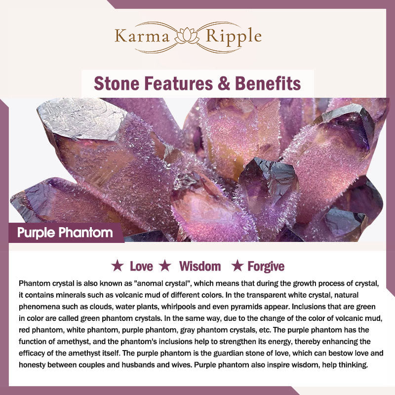 KarmaRipple's Authentic Purple Phantom Bow Wisdom Bracelet p5