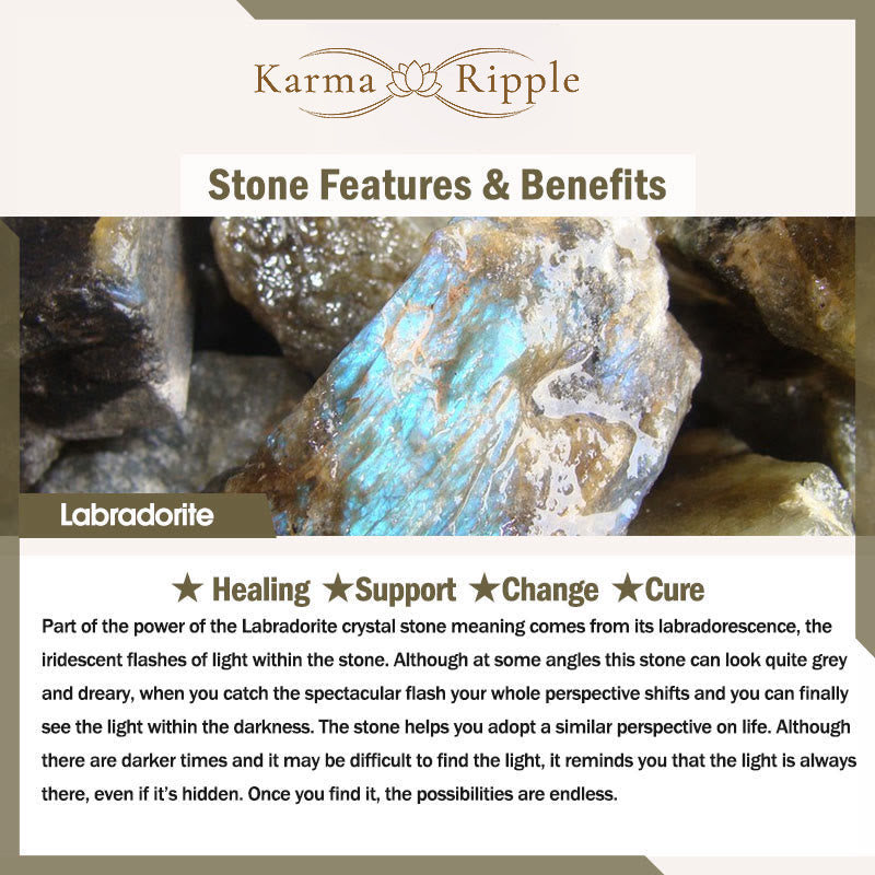 KarmaRipple's Sun Stone Strawberry Quartz Gemstone'sitive Bracelet p36