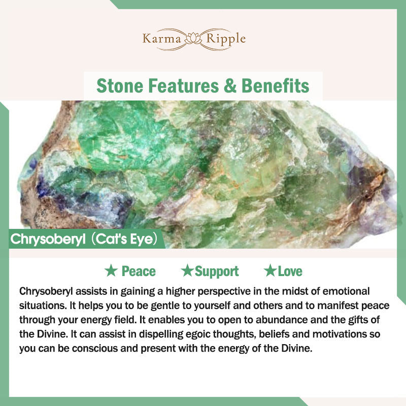 KarmaRipple's Cat Eye PiXiu Support Triple Wrap Bracelet p35