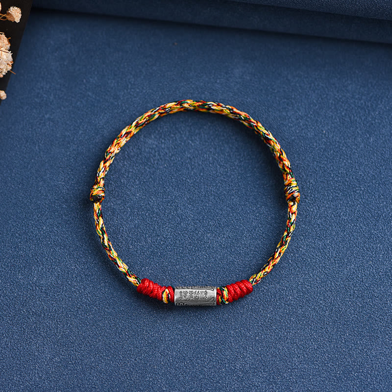 KarmaRipple's Handcrafted 925 Sterling Silver Everything Goes Well Design Protection Strength Bracelet Anklet p4