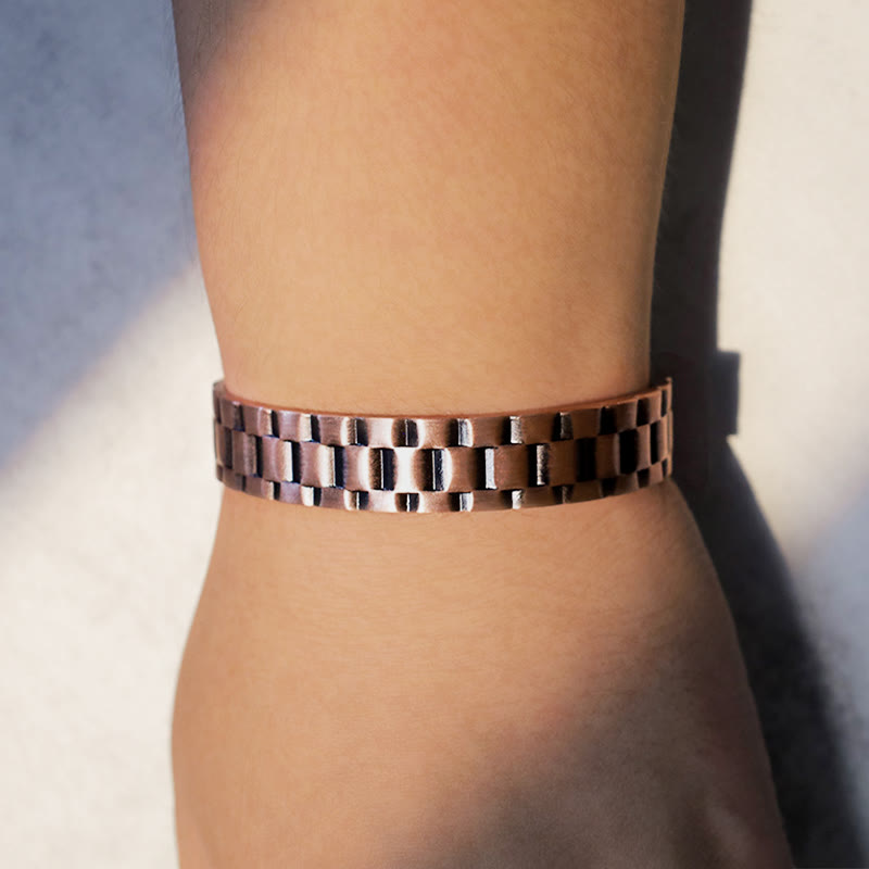 KarmaRipple's Vintage Bronze Balance Cuff Bracelet p4