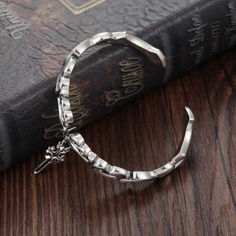 KarmaRipple's Viking Style Twisted Woven Pattern Bronze Balance Bracelet p7