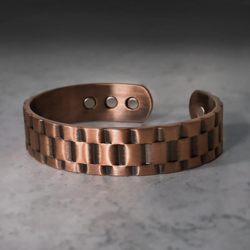 KarmaRipple's Vintage Bronze Balance Cuff Bracelet p1