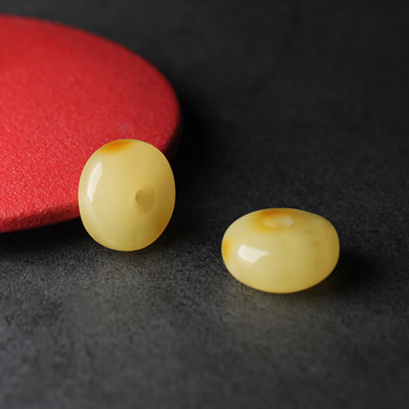 KarmaRipple's 108 Mala Beadwork Authentic Citrine Amber Peace Buckle Red Agate PiXiu Protection Talisman Bracelet p17