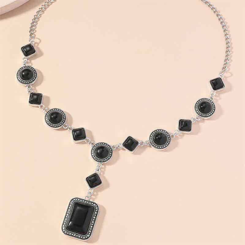 KarmaRipple's Tibetan Turquoise Protection Strength Carving Pendant Necklace ( p6