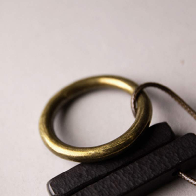 KarmaRipple's Zen Circle Ebony Wood Enlightenment Pendant Necklace p8