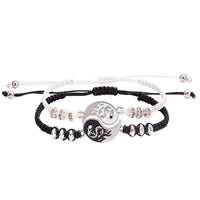 Bracelet paire de dragons Yin Yang de KarmaRipple, 2 pièces