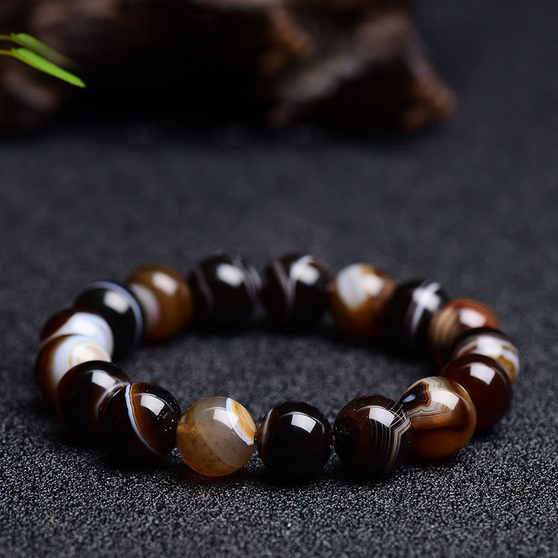 KarmaRipple's Tibetan Sardonyx Happiness Positive Bracelet p9