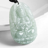 Collier pendentif en jade avec le symbole du zodiaque chinois de KarmaRipple, symbole de richesse et de prospérité
