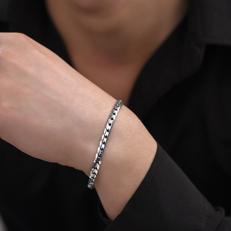 KarmaRipple's Double Dorje Vajra Strength Punk Bronze Chain Bracelet Pendant p12