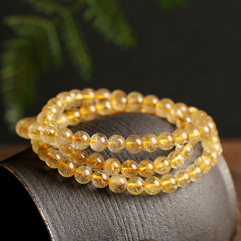 KarmaRipple's Authentic Citrine Prosperity Protection Bracelet p9