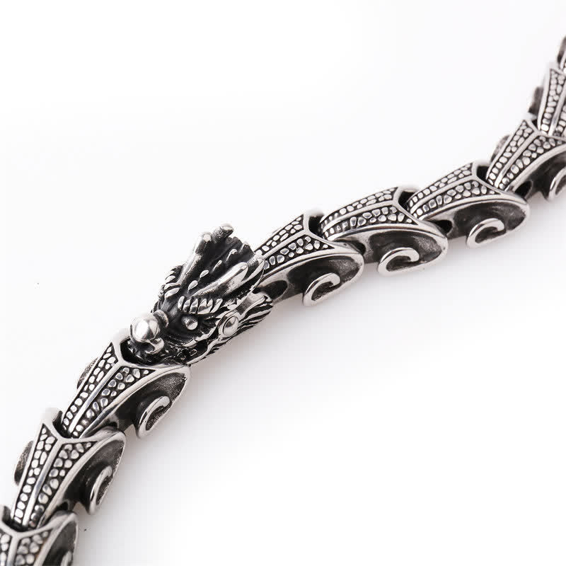 KarmaRipple's Dragon Pattern Titanium Steel Protection Pendant Necklace Bracelet p10