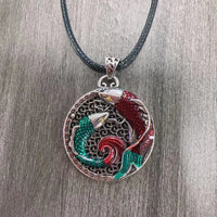 Pendentif d'équilibrage en bronze tibétain en forme de poisson koï de KarmaRipple