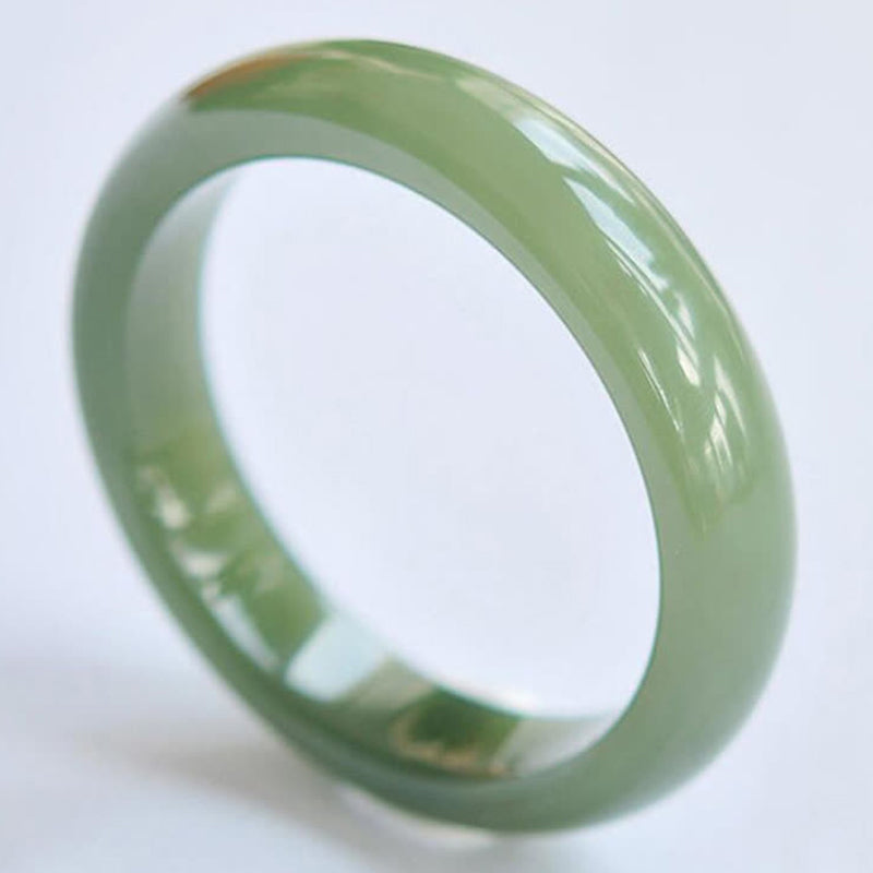 KarmaRipple's Jade Abundance Blessing Bangle Bracelet p7