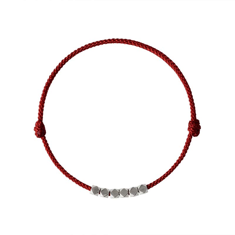 KarmaRipple's 925 Sterling Silver Red String Braid Bracelet Anklet p9