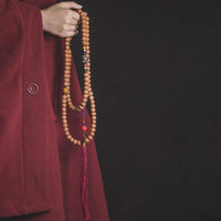 Bracelet à pampilles de la paix en perles de 108 Mala Bodhi Seed Dzi de KarmaRipple