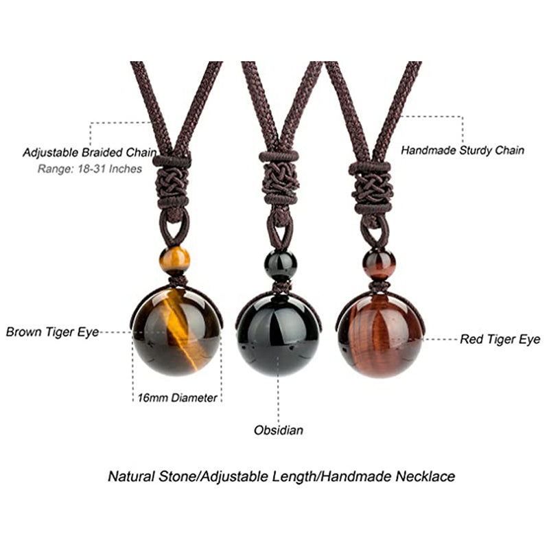 KarmaRipple's Tibetan Tiger's Eye Protection Pendant p16