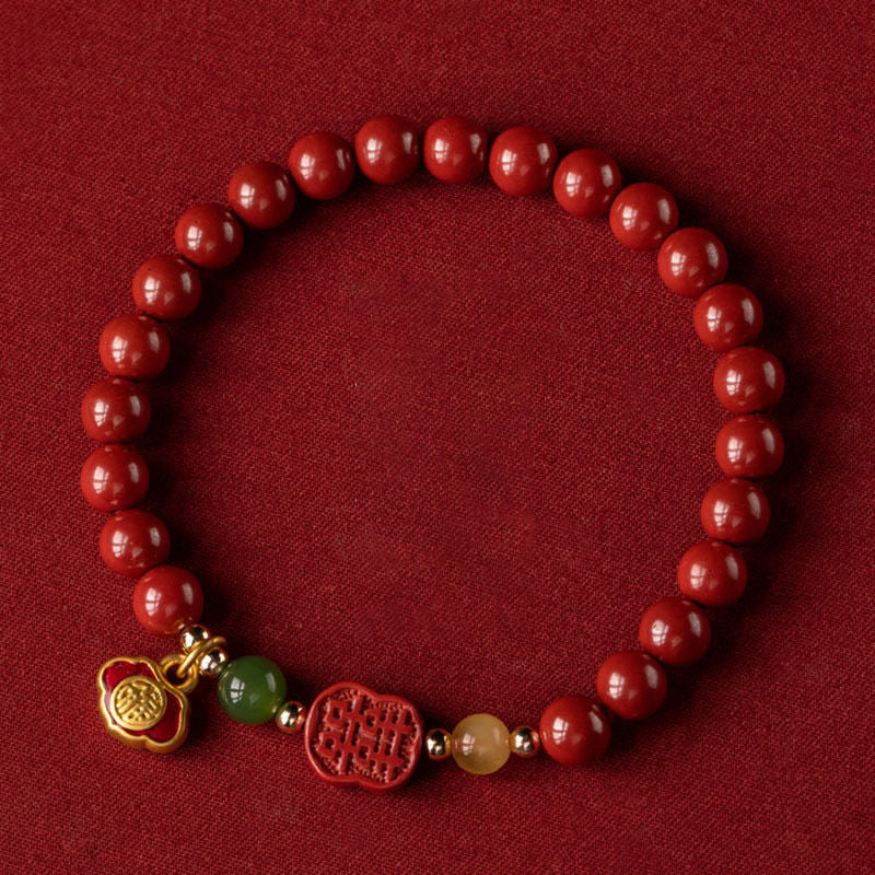 KarmaRipple's Cinnabar Happiness Calm Bracelet p11