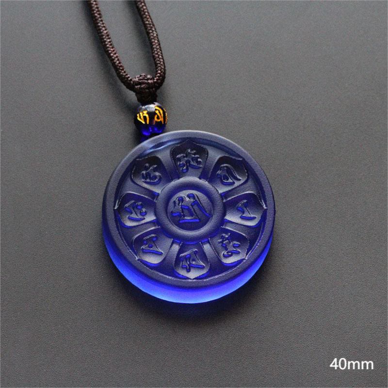 KarmaRipple's Liuli Manjusri Lotus Enlightenment Pendant p1