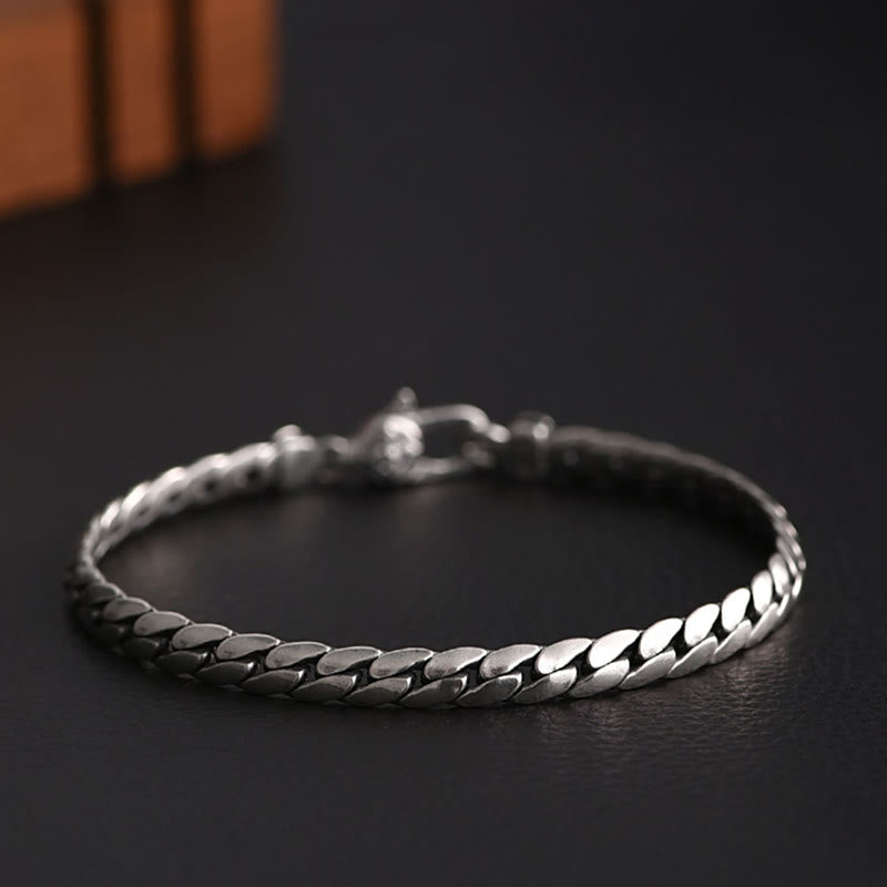 KarmaRipple's Double Dorje Vajra Strength Punk Bronze Chain Bracelet Pendant p3