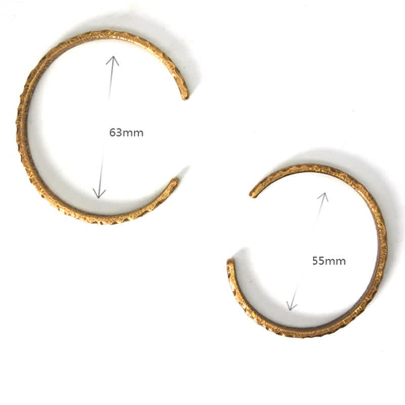 KarmaRipple's Simple Design Bronze Wealth Cuff Bracelet p14