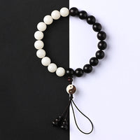 Bracelet de protection Yin-Yang en ébène de KarmaRipple