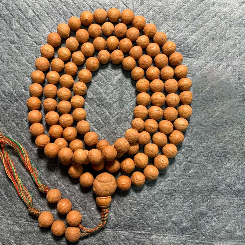 KarmaRipple's 108 Mala Beadwork Nepal Bodhi Seed Fortune Wealth Tassel Bracelet p21