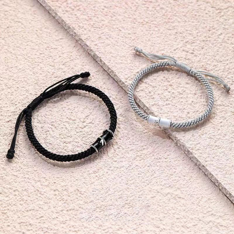 KarmaRipple's Bamboo Pattern Balancing Pair Rope Bracelet p10