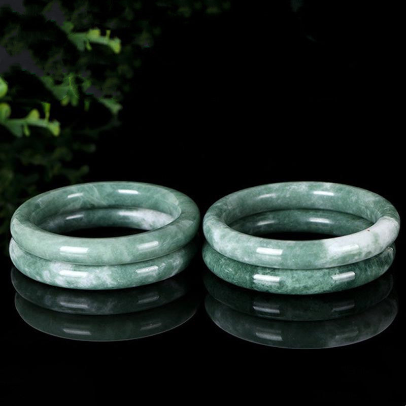 KarmaRipple's Authentic Jade Fortune Abundance Bangle Bracelet p9