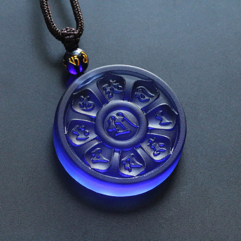 KarmaRipple's Liuli Manjusri Lotus Enlightenment Pendant p5