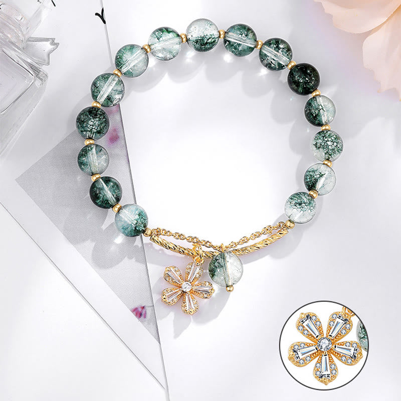 KarmaRipple's Green Phantom Gemstone Confidence Talisman Bracelet p18